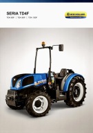 PROSPEKT NEW HOLLAND SERIA TD4F. CIĄGNIKI ROLNICZE