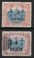 North Borneo 1x C168 herb sztuka MHVF ząb.15x14,5, ząb.13,4x14 57funtów