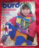 Czasopismo Burda special moda dziecięca kleinkinder - moda zimowa nr 17/91