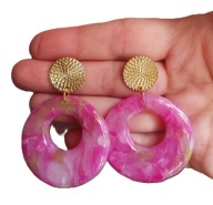 Kolczyki z gliny polimerowej model Nr 38a