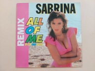 Sabrina All of Me winyl Italo