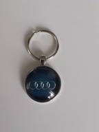Brelok do kluczy, szkło hartowane, Audi