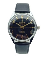 MECHANICZNY MĘSKI ZEGAREK NARĘCZNY ATLANTIC WORLDMASTER ORIGINAL LATA 70-TE