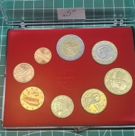ZESTAW 1 EURO CENT - 2 Euro 2002, "S"etuii,Grecja
