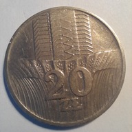 20 zł Wieżowiec i Kłosy 1974, skrętka.