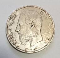 5 franków Belgia Leopold II 1870 (2)