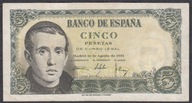 Hiszpania 5 Peseta 1951