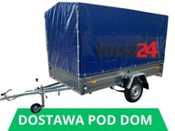 PRZYCZEPKA SAMOCHODOWA 270x150 RESOR z plandeką 150 mocna spawana 2025 nowa