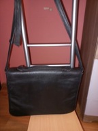 Aktówka torba na laptopa skóra naturalna torebka jak nowa