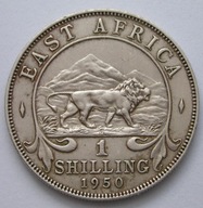 Brytyjska Afryka Wschodnia 1 shilling 1950 - król Jerzy VI - lew