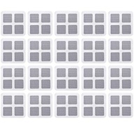 SITKO SAMOPRZYLEPNE DO ZLEWU ODPŁYWU KUCHNI ŁAZIENKI FILTR SIATKA 20 SZT.