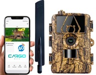 FOTOPUŁAPKA KAMERA LEŚNA MYŚLIWSKA 4G 8K POLSKIE MENU TRYB NOCNY APLIKACJA