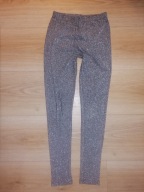 Legginsy spodnie Pepco srebrne roz. 164