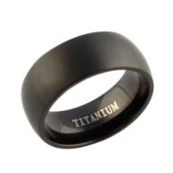 TYTANOWA OBRACZKA W KOLORZE BLACK GUN MATOWA R.32