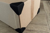 100 SZTUK PLASTIKOWYCH NAROŻNIKÓW OCHRONNYCH DO MEBLI I KARTONÓW DO WYSYŁKI