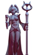 Vampire Empress Lord Wampirzyca Pinup Fantasy Druk 3D