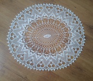 serwetka szydełkowa, szydełko RĘKODZIEŁO 62 x 55 cm