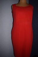 M & CO PIĘKNA SUKIENKA CZERWONA Z KORONKĄ_44