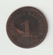 Niemcy-Cesarstwo 1 Pfennig 1874 E