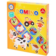 Domino Obrazkowe GRA Układanka ZWIERZAKI