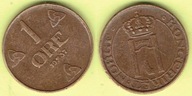NORWEGIA 1 Ore 1937 r.