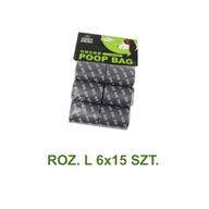 WORECZKI NA ODCHODY KUPY PSIE TOREBKI 6x15 SZT. L