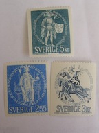 Szwecja - zestaw - pieczęcie - Mi. 671, 672-73 **