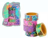 Taśma WASHI Dekoracyjna Scrapbooking Zestaw 5 szt.