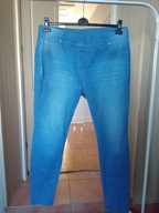 Spodnie jeggins strecz janina 42 rurki wysoki stan