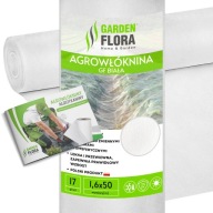 Agrowłóknina Biała 1,6x50m Wiosenna Lekka 17g/m2 Okryciowa UV na Przymrozki