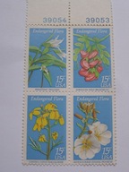 USA - kwiaty - Mi. 1386-89 ** czwórka