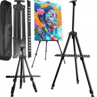 SZTALUGA MALARSKA DO MALOWANIA ALUMINIOWA PLENEROWA TRÓJNOŻNA 170CM + ETUI