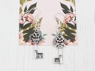 kolczyki KLUCZE vintage retro boho gypsy NB14