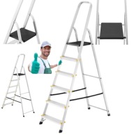 DRABINA 6 STOPNIOWA SKŁADANA WIELOFUNKCYJNA DO 150 KG 3,2 m