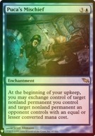 MTG Puca's Mischief FOIL Rare MYS