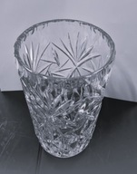 Wazon kryształowy PRL kryształ wz. młynek