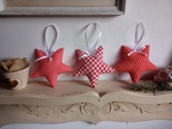 GWIAZDKI,GWIAZDY, ZAWIESZKI komplet 3 szt.