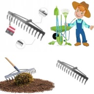 Grabie METALOWE 18-zębne MAAN PROFI Głowica BEZ TRZONU Mocne