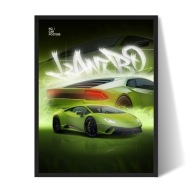 Plakat Lamborghini w ramce 40x30cm obraz auta prezent
