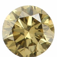 NATURALNY ZÓŁTY DIAMENT BRYLANT 0.10CT