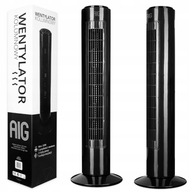 WENTYLATOR KOLUMNOWY WIATRAK PODGŁOGOWY DO BIURA DOMU OSCYLACJA 3 TRYBY 50W