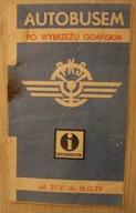 GDAŃSK - ELBLĄG, AUTOBUSEM PKS PO WYBRZEŻU GDAŃSKIM - PKS, 1979 ROK