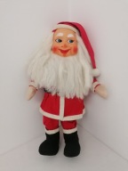 STARY KRASNAL KRASNOLUDEK ŚWIĘTY MIKOŁAJ LALKA CELULIDOWA TWARZ 50cm Nr.3