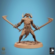 Horned Blade Warcry - LofD - figurka RPG DnD D&D - druk 3D 14K
