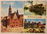 WROCŁAW. Ratusz. Uniwersytet im. Bolesława Bieruta. Plac Solny