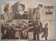 POWRÓT DO DOMU -film prod.CSRR -program kinowy -lata 50-te