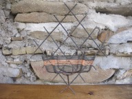 Stary Metalowy Wiszący ŻYŁKOWY Kwietnik_VINTAGE PRL