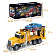 CIĘŻARÓWKA HOLOWNICZA LAWETA MULTIFUNKCYJNA AUTO Z EFEKTAMI W SKALI 1:12