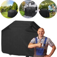 POKROWIEC NA GRILLA GRILL GAZOWY WODOODPORNY SOLIDNY DUŻY 145x61x117 cm