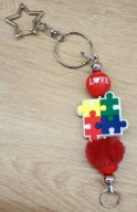 Brelok Autyzm Puzzel Spektrum zawieszka 6423 Oliwia Kurowska, Kuba Kurowski